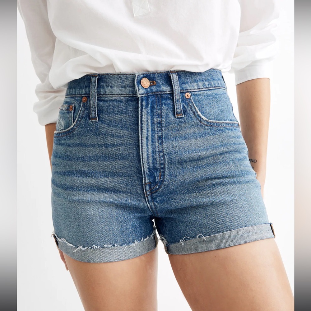 🔔🕊️Madewell High Rise Denim Shorts in Malden